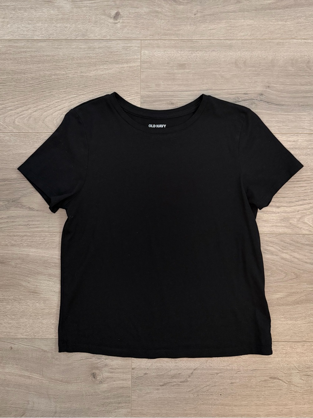 Old Navy Black Bestee Crewneck T-Shirt